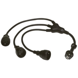 Legrand 0.8 m 3 Socket Type E French Extension Lead 230V 16A IP20 0 505 77