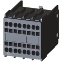 Siemens Auxiliary Contact 1 Contact 1 NC Snap-On, SPST, 6A, 250V DC, 690V AC, Rated Insulation Voltage 690V 3RH2911-2HA01