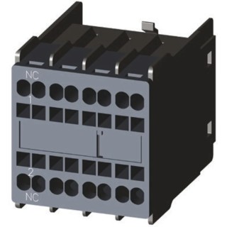 Siemens Auxiliary Contact 1 Contact 1 NC Snap-On, SPST, 6A, 250V DC, 690V AC, Rated Insulation Voltage 690V 3RH2911-2HA01