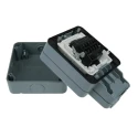 MK Electric 13A 1 Gang Switched Fused Spur BS 1363 Pt. 2, Recycled Polycarbonate, IP66 IP56 K56410GRY