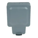 MK Electric 13A 1 Gang Switched Fused Spur BS 1363 Pt. 2, Recycled Polycarbonate, IP66 IP56 K56410GRY