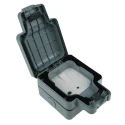 MK Electric 13A 1 Gang Switched Fused Spur BS 1363 Pt. 2, Recycled Polycarbonate, IP66 IP56 K56410GRY