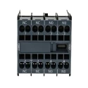 Siemens Auxiliary Contact 4 Contact 2 NC/2 NO Snap-On Mount 10 A 250 V DC 690 V AC 3RH2911-2HA22