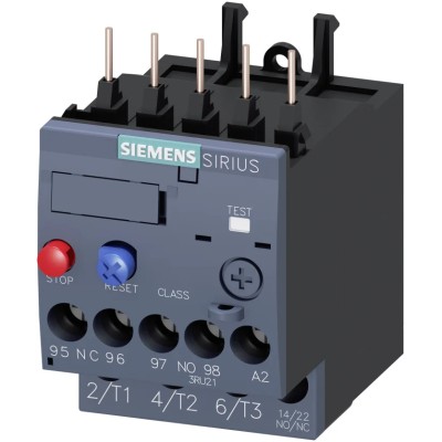 Siemens SIRIUS 3RU2 Thermal Overload Relay 1 NO/1 NC, Adjustable Current Range 0.22–0.32 A, Relay Contact 3RU2116-0DB0