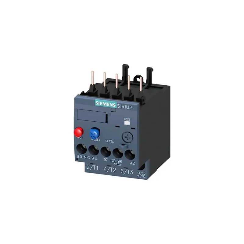Siemens SIRIUS 3RU2 Thermal Overload Relay, 1.8 to 2.5 A Adjustable Current Range, 2.5 A Contact Rating, 750 W 3RU2116-1CB0