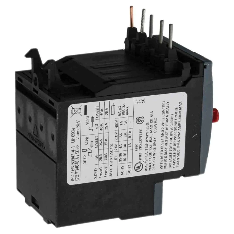 Siemens SIRIUS 3RU2 Thermal Overload Relay 1 NO/1 NC, 12.5A, 9 A FLC, 12.5A Contact Rating, 5.5 kW 3RU2116-1KB0