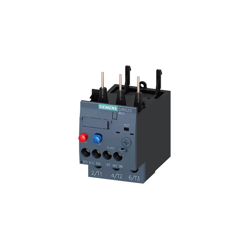 Siemens SIRIUS 3RU2 Thermal Overload Relay 1 NO/1 NC 14A 20A F.L.C 20A Contact Rating 7.5 kW 3RU2126-4BB0