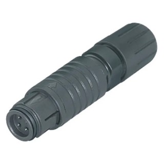 binder Circular Connector 4 Contacts Cable Mount Micro Connector Plug Female IP67 420 Series 99-4710-00-04