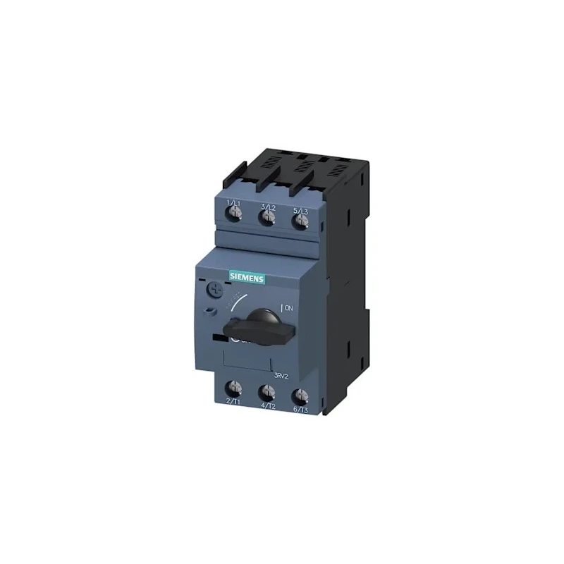 Siemens Motor Protection Circuit Breaker 350 mA, 500 mA, 690V, Magnetic Sensing, 3 Pole, IP20, -20 to 60°C 3RV2011-0FA10