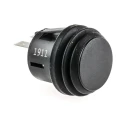 ZF KF Series Waterproof Momentary Push Button Switch, Panel Mount, 20.2 mm Cutout, SPST, Black LED, IP65, 28 V KFB2DNA1BBB