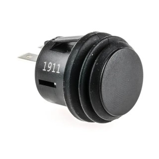 ZF KF Series Waterproof Momentary Push Button Switch, Panel Mount, 20.2 mm Cutout, SPST, Black LED, IP65, 28 V KFB2DNA1BBB