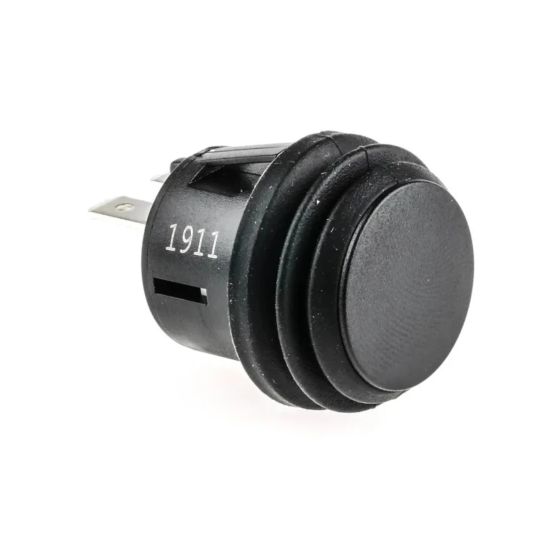 ZF KF Series Waterproof Momentary Push Button Switch, Panel Mount, 20.2 mm Cutout, SPST, Black LED, IP65, 28 V KFB2DNA1BBB