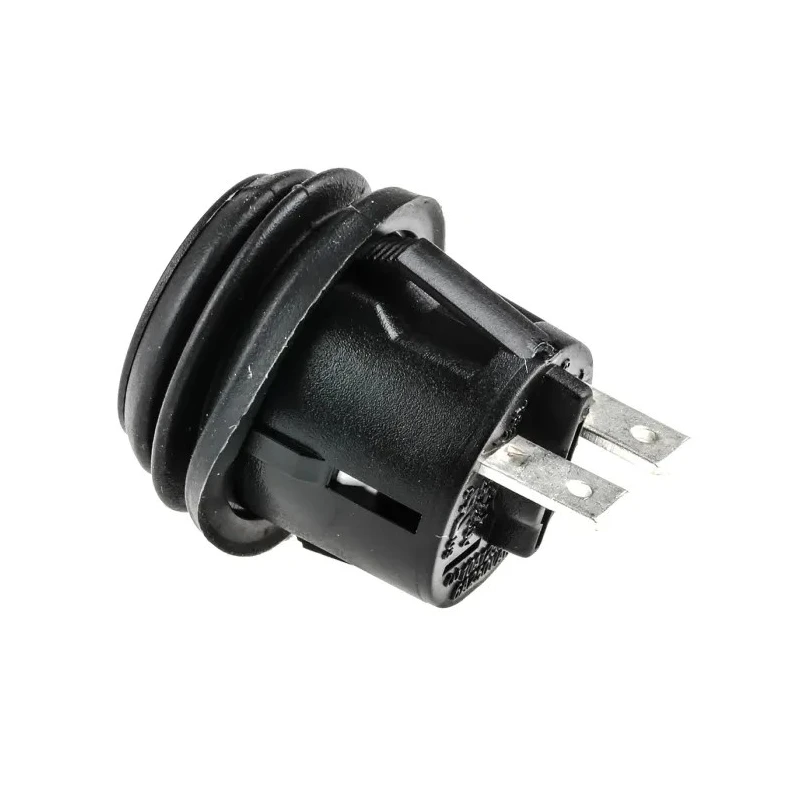 ZF KF Series Waterproof Momentary Push Button Switch, Panel Mount, 20.2 mm Cutout, SPST, Black LED, IP65, 28 V KFB2DNA1BBB