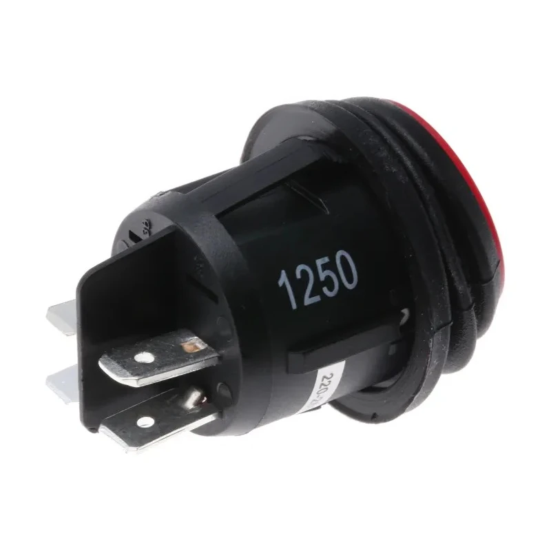 ZF Illuminated DPST On-Off On-Off Rocker Switch Panel Red Actuator Polyamide 66 Housing IP56 KDH3AEA2RBB