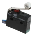 ZF Short Roller Lever Micro Switch, Pre-Wired Terminal, 6A, 250 V AC, SPDT, IP6K7 DC1C-C3RB
