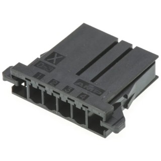 TE Connectivity Dynamic 3000 Female Connector Housing, 3.81 mm Pitch, 4 Way, 1 Row Straight 1-178288-4