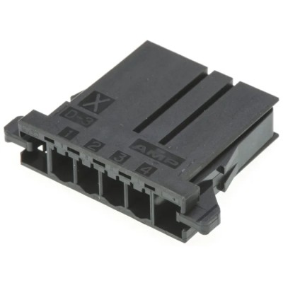 TE Connectivity Dynamic 3000 Female Connector Housing, 3.81 mm Pitch, 4 Way, 1 Row Straight 1-178288-4