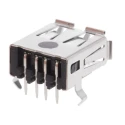 TE Connectivity Straight Through Hole Female 1 Port USB Type A Connector IP20 USB 2.0 1903814-1