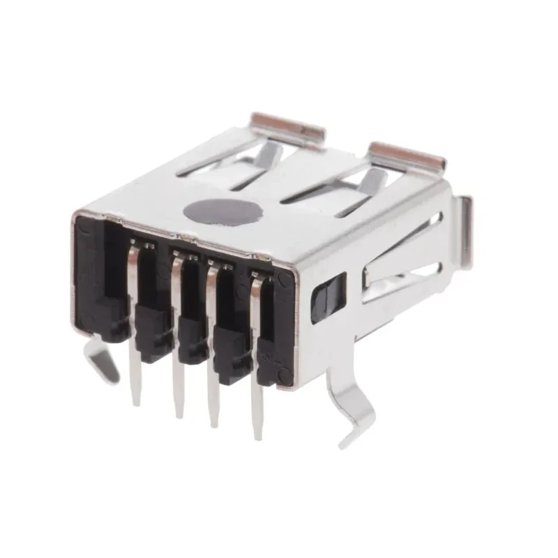 TE Connectivity Straight Through Hole Female 1 Port USB Type A Connector IP20 USB 2.0 1903814-1