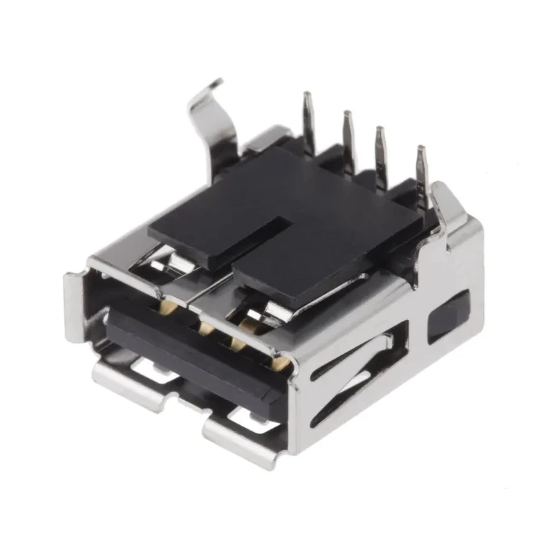 TE Connectivity Straight Through Hole Female 1 Port USB Type A Connector IP20 USB 2.0 1903814-1
