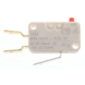 ZF Button Micro Switch, Tab Terminal, 10A, 250 V ac, SPDT, IP40 D449-V3AA