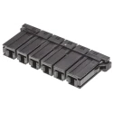 TE Connectivity Dynamic 5000 Female PCB Connector Housing 10.16 mm Pitch 6 Way 1 Row Straight 1-179958-6