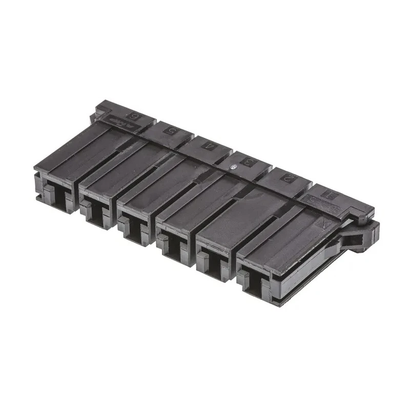 TE Connectivity Dynamic 5000 Female PCB Connector Housing 10.16 mm Pitch 6 Way 1 Row Straight 1-179958-6