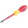 Wiha Insulated Screwdriver PH2 Tip 100 mm Blade VDE/1000V Approved Bi-Material Handle 218mm Overall 35394