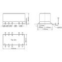 TRACOPOWER 1W Surface Mount DC/DC Converter 5V DC Output 200mA Input 4.5V-5.5V TES 1-0511V
