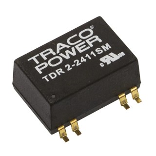 TRACOPOWER 5V 2W Surface Mount DC/DC Converter, 400mA Output Current, 18V-36V Input, 85°C Max Temp TDR 2-2411SM