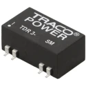 TRACOPOWER 3W Surface Mount Regulated Isolated DC/DC Converter 5V DC Output, 600mA, 18V-36V Input, Model TDR 3-2411SM