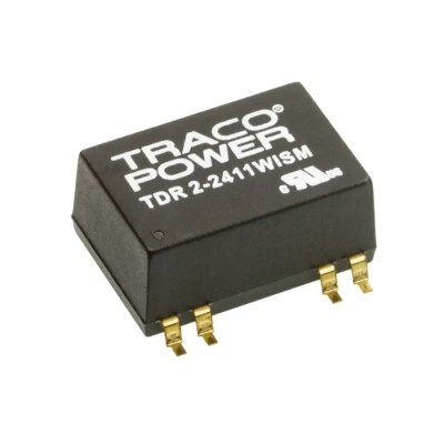 TRACOPOWER TDR 2-2411WISM DC/DC Converter 5V DC 400mA 36V DC Input 9V Input 2W Surface Mount 85°C Max Temperature