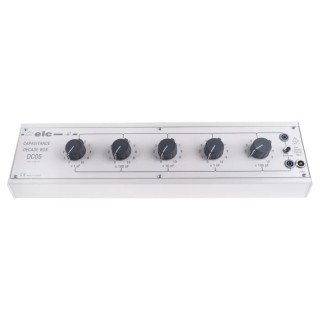 ELC Capacitance Decade Box Adjustable 100 pF to 1 μF 5 Decades, Accuracy ±2% DC 05