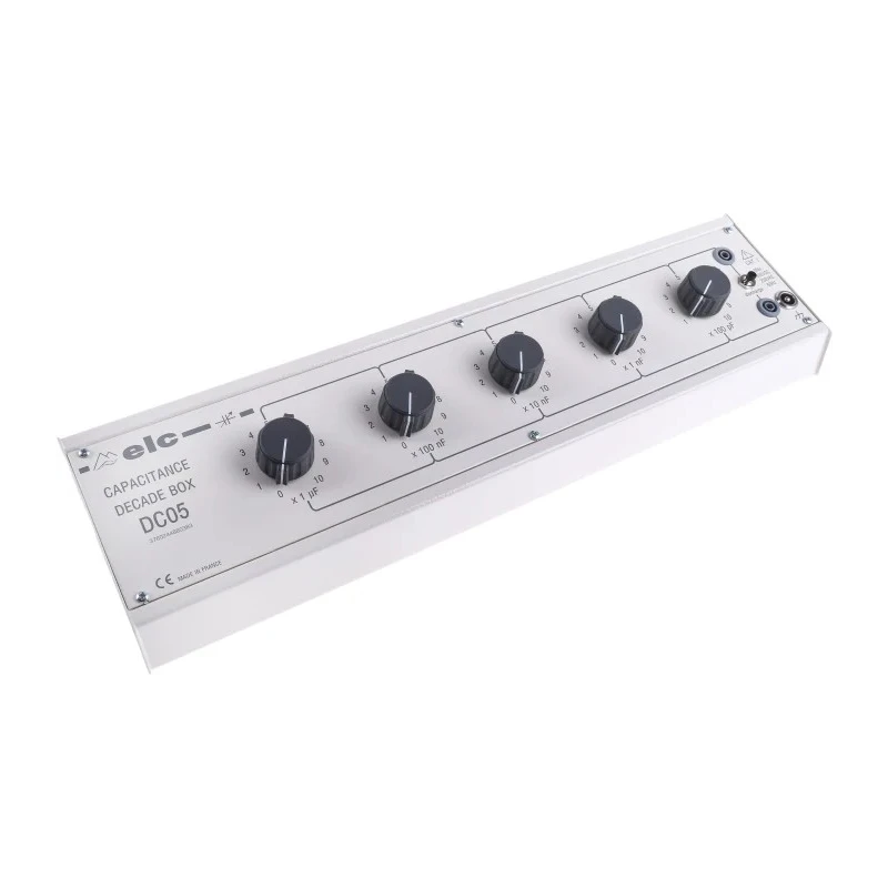 ELC Capacitance Decade Box Adjustable 100 pF to 1 μF 5 Decades, Accuracy ±2% DC 05