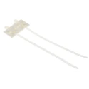 HellermannTyton Cable Tie Assembly 200 mm x 5.4 mm Natural Polyamide 66 156-00654 T50RMB4A-PA66-NA