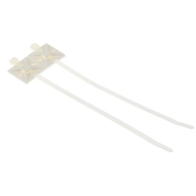HellermannTyton Cable Tie Assembly 200 mm x 5.4 mm Natural Polyamide 66 156-00654 T50RMB4A-PA66-NA