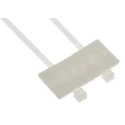 HellermannTyton Cable Tie Assembly 200 mm x 5.4 mm Natural Polyamide 66 156-00654 T50RMB4A-PA66-NA