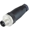 binder Circular Connector 3 Contacts Cable M12 Connector Plug Male IP67 713 Series 99-0429-158-04