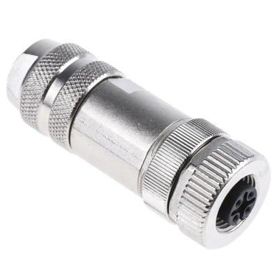 binder Circular Connector, 5 Contacts, Cable Mount, M12 12 mm, 4A Current, Plug Female, IP67, Screw Clamp 99-1436-812-05