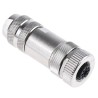 binder Circular Connector, 5 Contacts, Cable Mount, M12 12 mm, 4A Current, Plug Female, IP67, Screw Clamp 99-1436-812-05