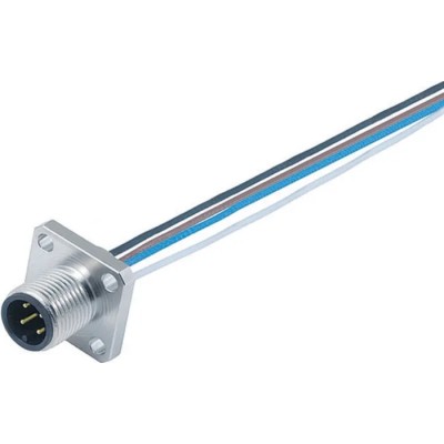binder Sensor Actuator Cable Male 5 Way M12 to Unterminated Free End 200 mm 09-3443-00-05
