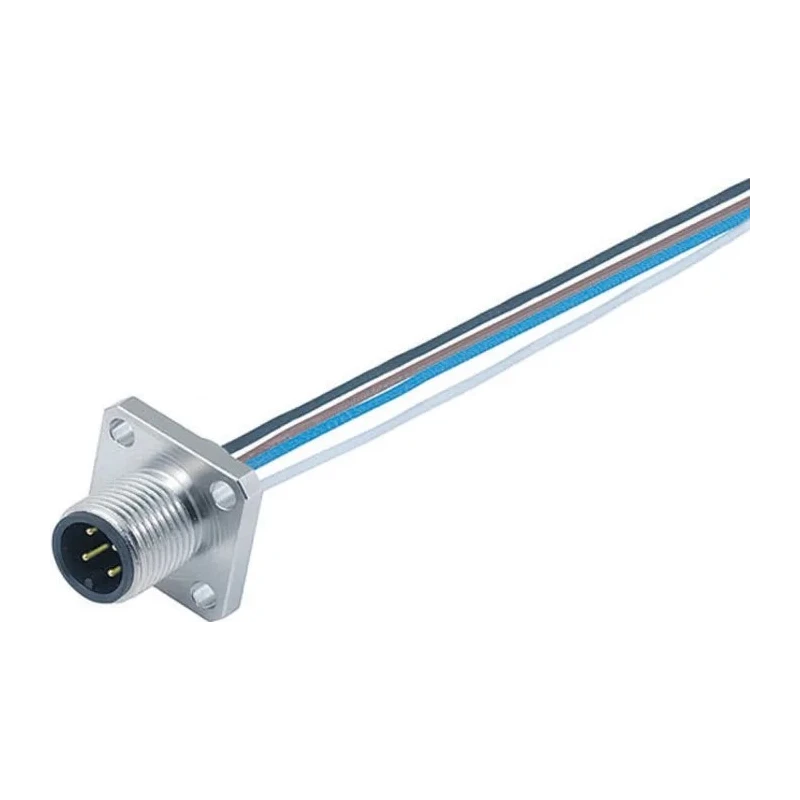 binder Sensor Actuator Cable Male 5 Way M12 to Unterminated Free End 200 mm 09-3443-00-05