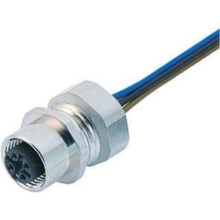 binder Female 4 Way M12 to Unterminated Free End Sensor Actuator Cable 200 mm 250V IP68 09-3432-22-04