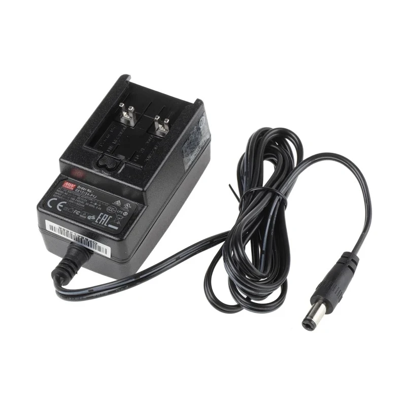 MEAN WELL AC/DC Adapter EU UK AUS US Japan 264V AC Output 625 mA 24 V DC GE12I24-P1J