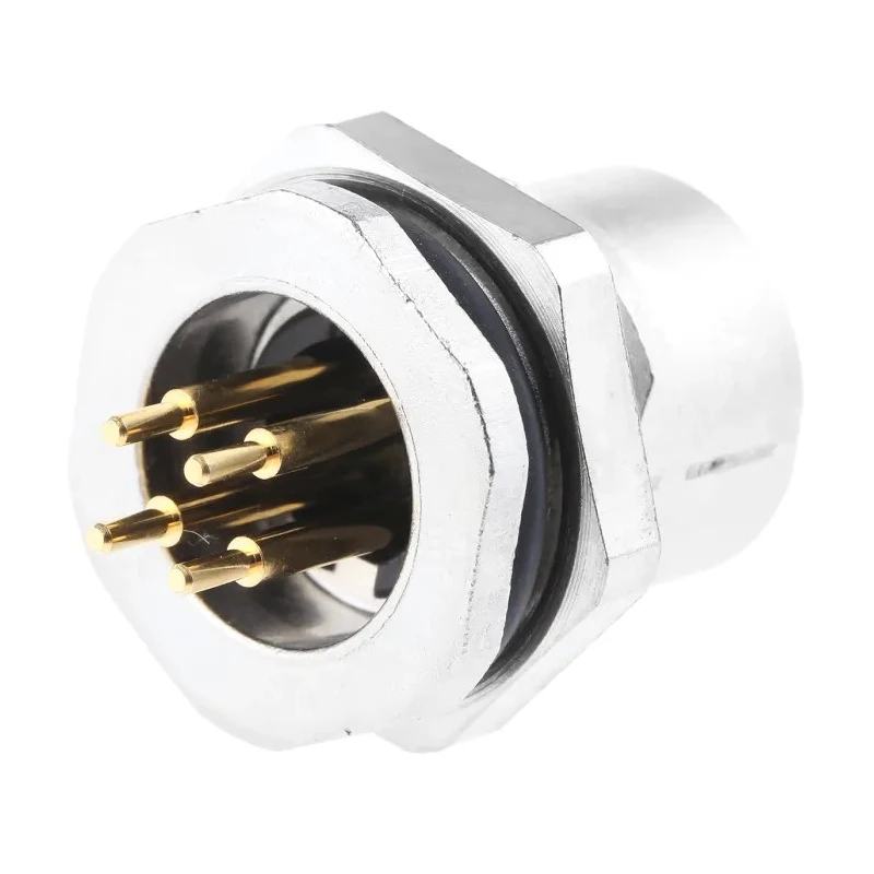 binder Circular Connector M12 Socket, Female, Panel Mount, 4 Contacts, IP67, 713 Series 09-3432-90-04