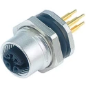 binder Circular Connector, 4 Contacts, Panel Mount, M12 Connector, Socket, Female, IP67, 713 Series 09-3432-92-04