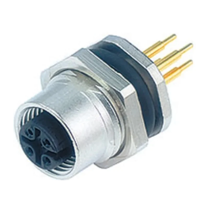binder Circular Connector, 4 Contacts, Panel Mount, M12 Connector, Socket, Female, IP67, 713 Series 09-3432-92-04