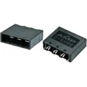 TE Connectivity Dynamic 5000 Series Straight Through Hole PCB Header, 4 Contacts, 10.16 mm Pitch, 1 Row, Shrouded 1-917542-2