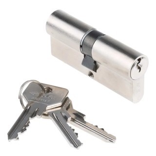 CISA Steel Euro Cylinder Lock 35 mm/35 mm, 3 Lock Pins, Drill Resistant 0G300.13.12SD1