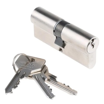 CISA Steel Euro Cylinder Lock 35 mm/35 mm, 3 Lock Pins, Drill Resistant 0G300.13.12SD1
